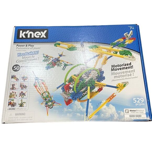 K’NEX Power & Play 50 Model Motorized Building Set - Picture 1 of 5